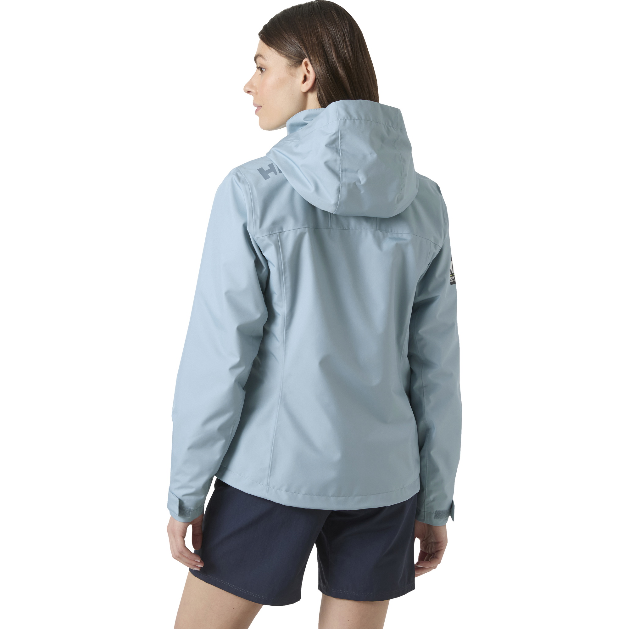 2026 Helly Hansen Womens Crew Hooded Jacket 2.0 34448 - Windy Blue